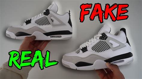 nike air jordan 4 fake vs real|how to authenticate air jordans.